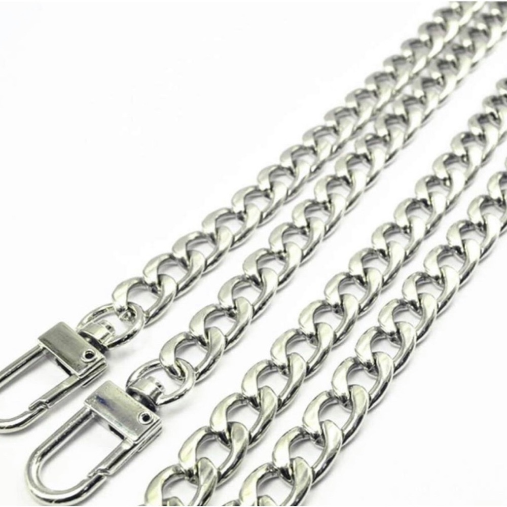 ❤️❤️❤️High end quality silvertone hardware  bag chain replacement strap ❤️❤️❤️